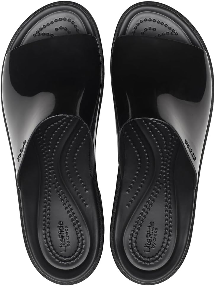 Crocs Damen Brooklyn Flat Sneakers 34/35 EU Schwarz, 34/35 EU Schwarz