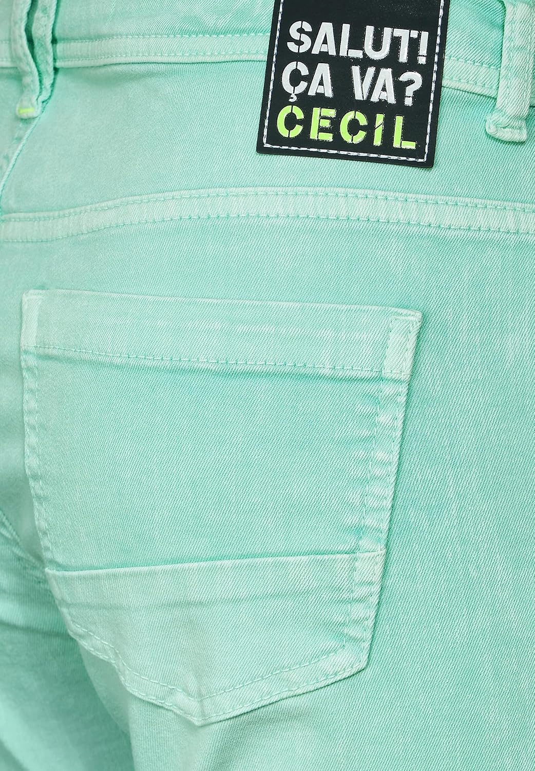 Cecil Damen Jeanshose Tapered 26W / 30L Clary Mint, 26W / 30L Clary Mint