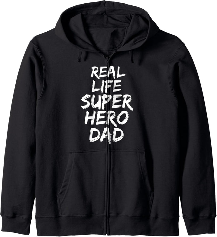 Father Gift from Son Toddler Dad Real Life Superhero Dad Kapuzenjacke