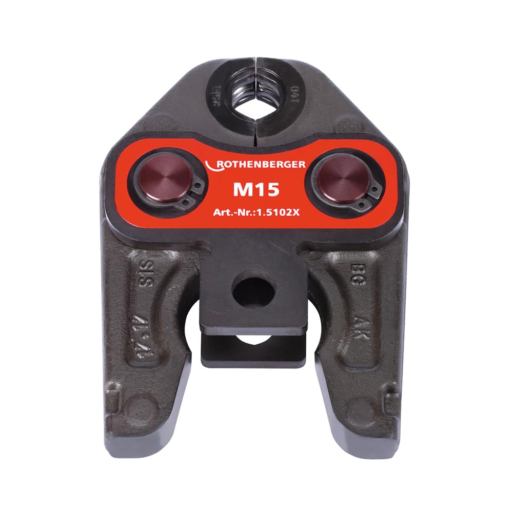 ROTHENBERGER 015102X Pressbacke Standard, M Pressbacken Kontur, 15mm Arbeitsbereich Durchmesser