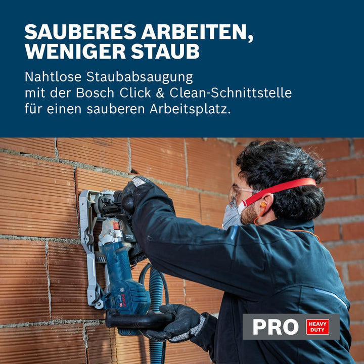 Bosch PRO Kabelgebundene Mauernutfräse GNF20-40 (inkl. 2x Diamanttrennscheibe 150mm, 1x L-BOXX)