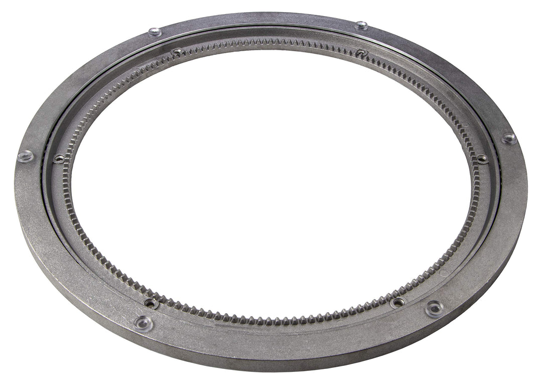 Gedotec Schwerlast-Drehbeschlag 360° Drehscheibe drehbar Ø 320 mm | Drehteller Stahl silber | Druckk