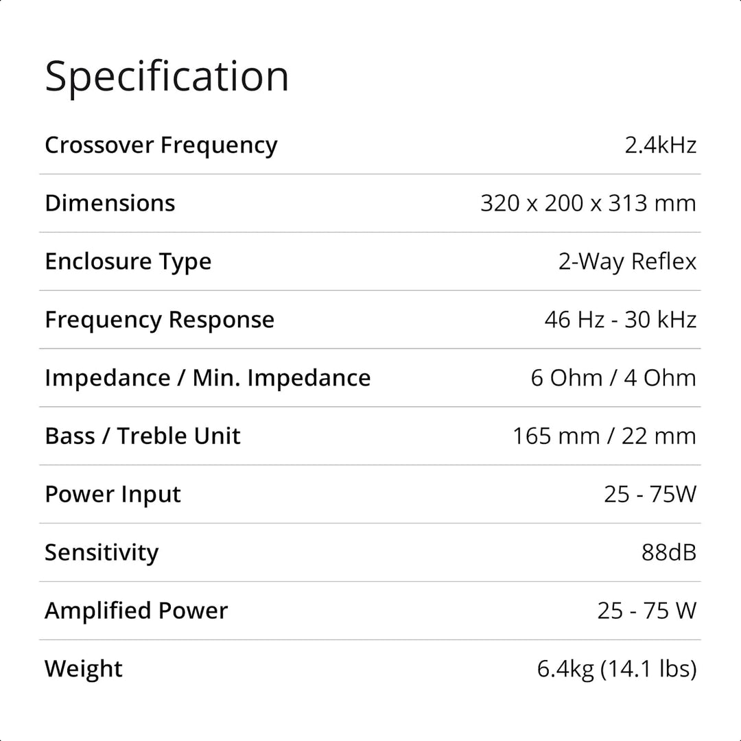 Q Acoustics 3030i Kompaktlautsprecher Paar Graphite-Grey Grau, Grau