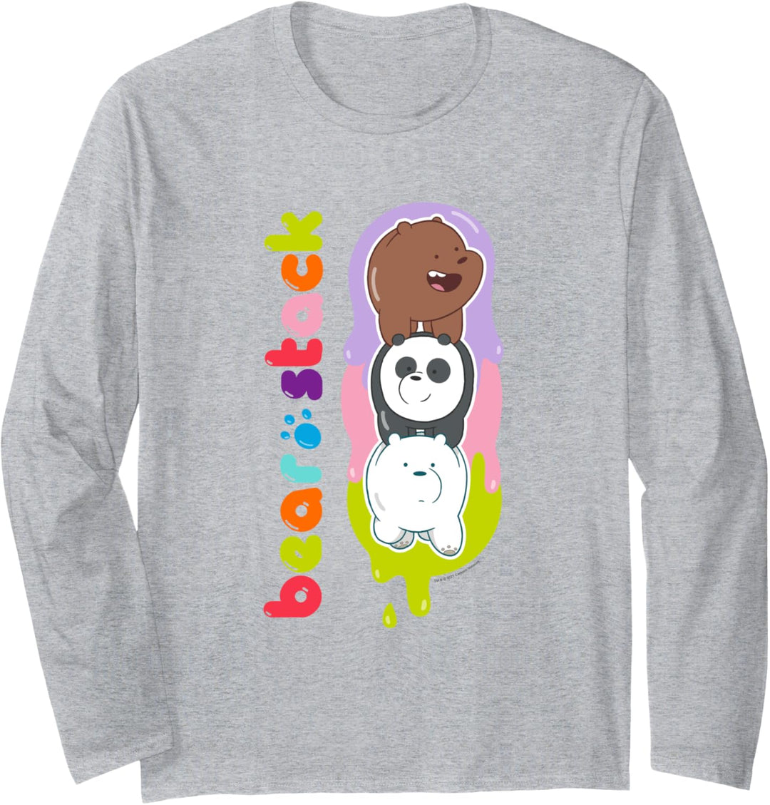 We Bare Bears Bear Stack Langarmshirt