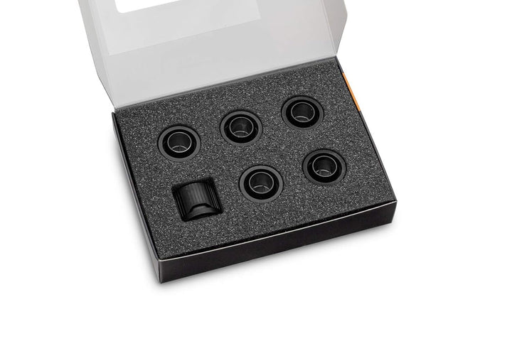 EK WATER BLOCKS EK-Quantum Torque STC 10/16-6er-Pack, schwarz 1 stück (1er Pack) Schwarz, 1 stück (1