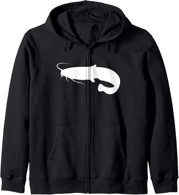 Wels Angeln Geschenk Fischer Kapuzenjacke