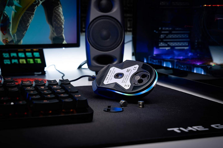The G-LAB Kult NITROGEN CORE Hochleistungs-Kabel-Gaming-Maus - Avago 10.000 DPI-Optischsensor, RGB,