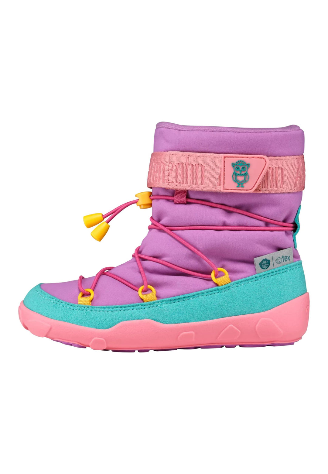 Affenzahn Schneestiefel Vegan Snowy wasserdicht, warm gefüttert, vegan, zum Reinschlüpfen, Grösse 21