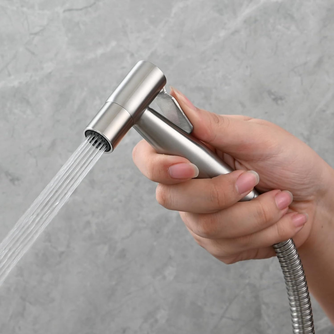 CIENCIA Bidet-Handbrause für Toilette Sprayer Premium Edelstahl Sprüher Shattaf Komplett Bidet Set f