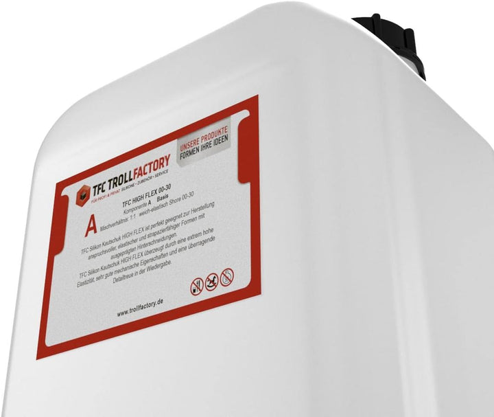 TFC HIGH FLEX Silikon Kautschuk 00-30 1:1 - Grösse: 10kg (2x5kg) 10000 g, 10000 g