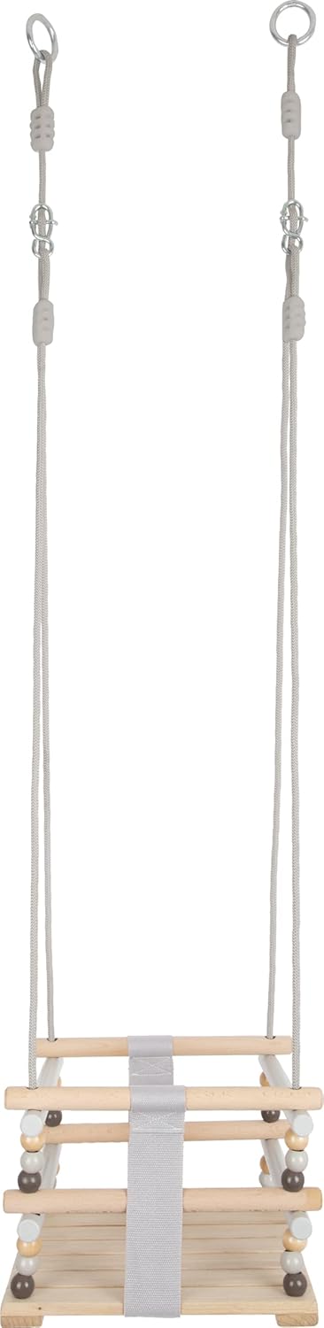 small foot Kleinkindschaukel Skandi, mit Vier geschlossenen Seiten und Zwei reissfesten Gurten, ab 1