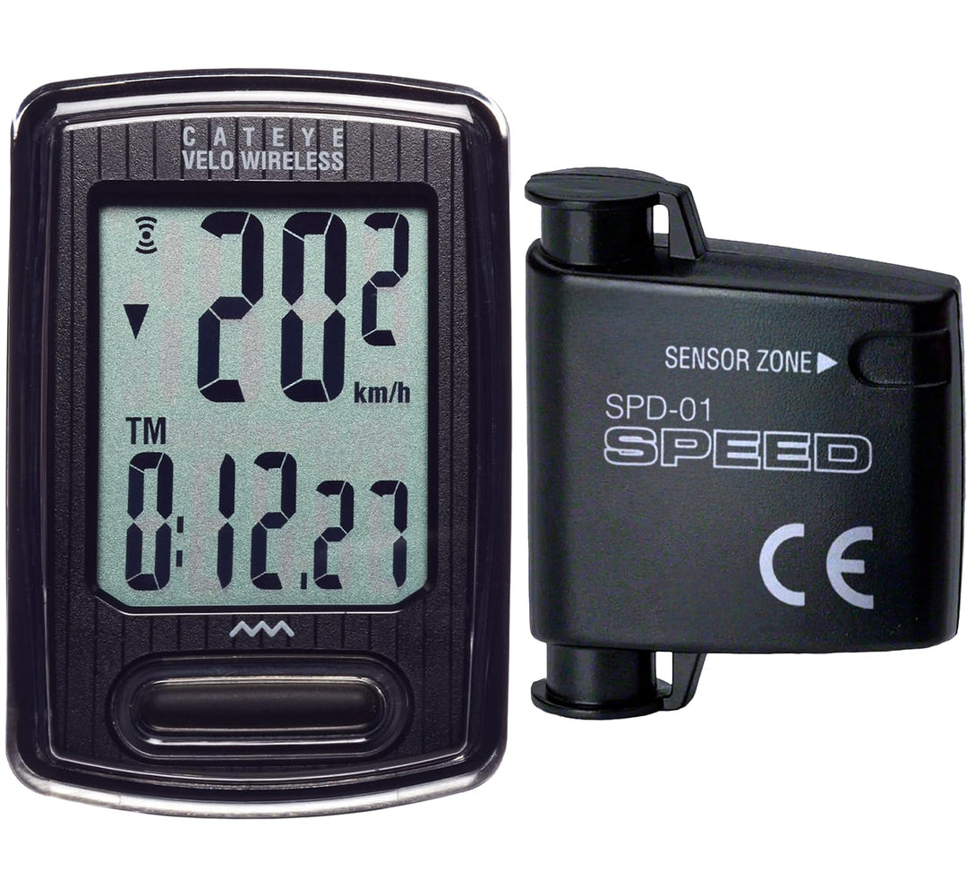 CATEYE Velo Wireless CC-VT230W Fahrradcomputer Does not apply Schwarz, Does not apply Schwarz