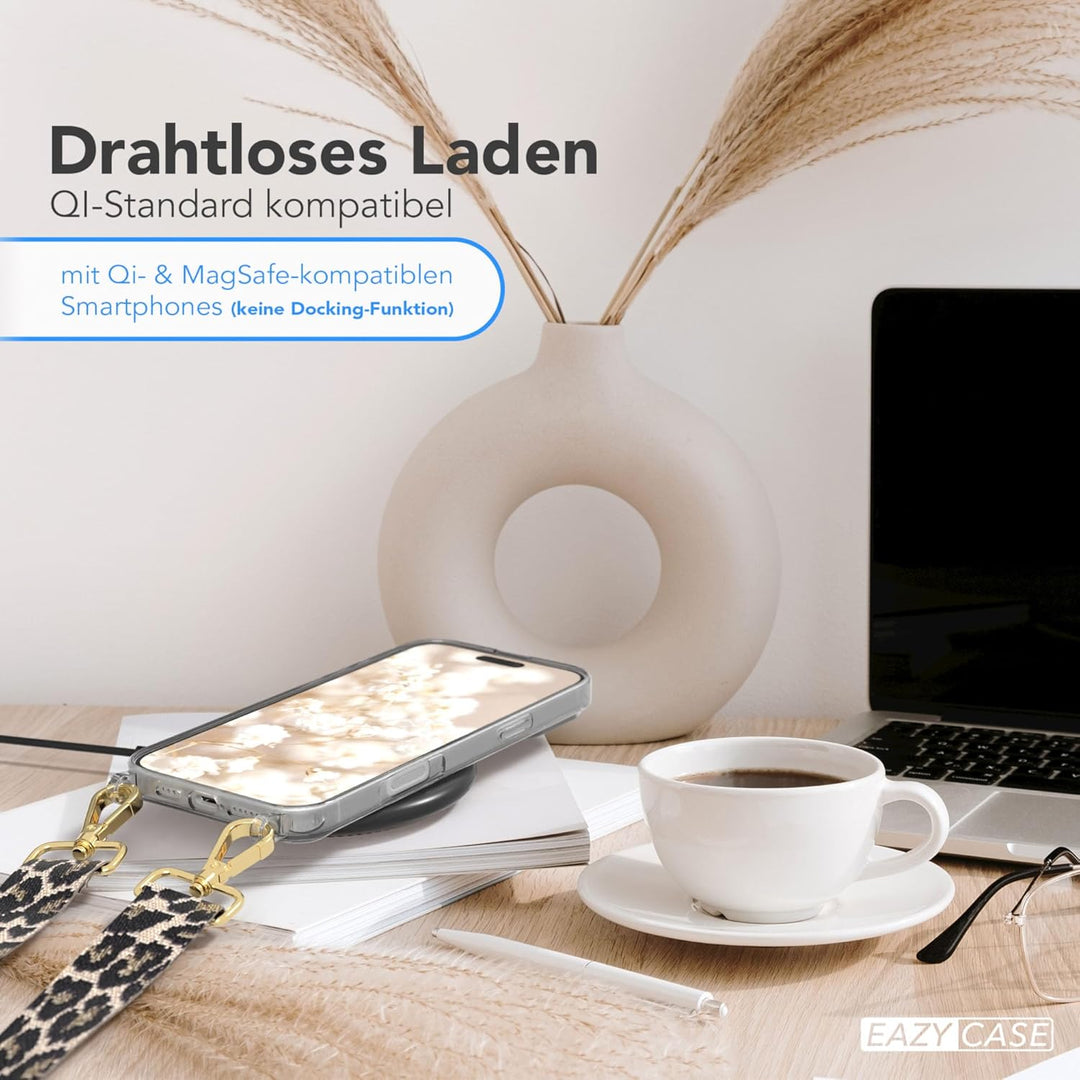 EAZY CASE Handykette - Verstellbares Taschenband kompatibel mit iPhone 16 Pro Max, Schulterriemen, H