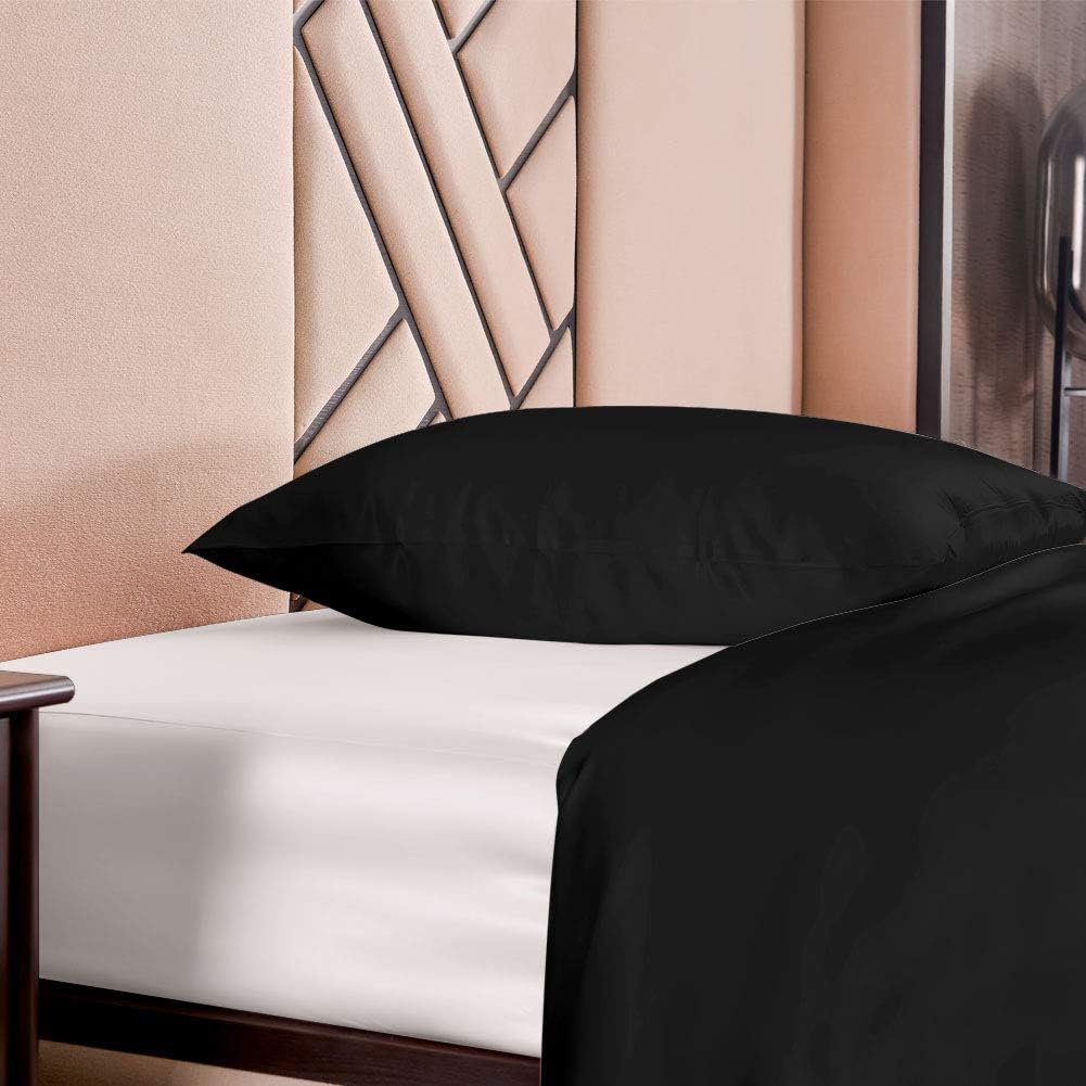 THXSILK Seidenbettwäsche Set 2 teilig, Bettbezug 155x 220 cm und 80 x 80 cm Kissenbezug, Hypoallerge