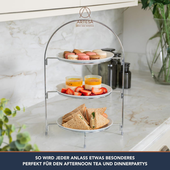 Artesà Dreistöckige Etagere, 29 x 19,5 x 43 cm, in Geschenkbox