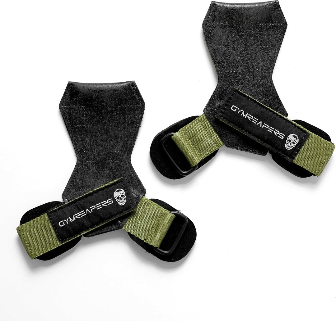 Gewichthebergriffe (Paar) für schweres Powerlifting, Kreuzheben, Rudern, Klimmzüge, mit Neopren-gepo