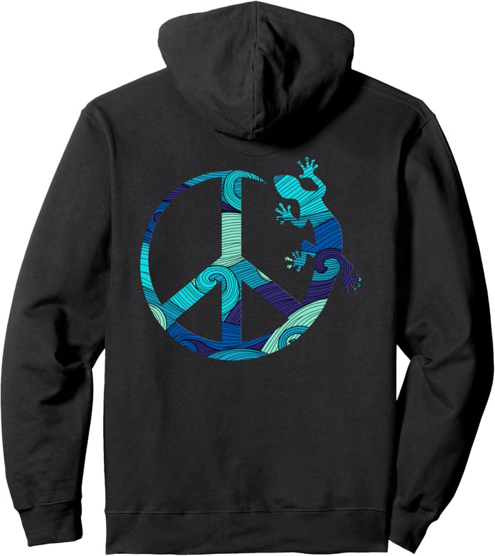 Symbol - Loving Peace Gecko 1 - Fan Fun Pullover Hoodie