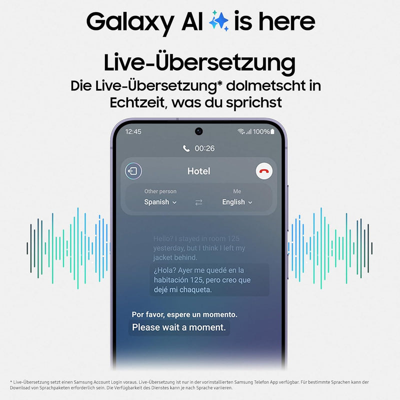 Samsung Galaxy S24+ AI Smartphone, Android-Handy ohne Vertrag, 12 GB RAM, 256 GB Speicher, 50-MP-Kam