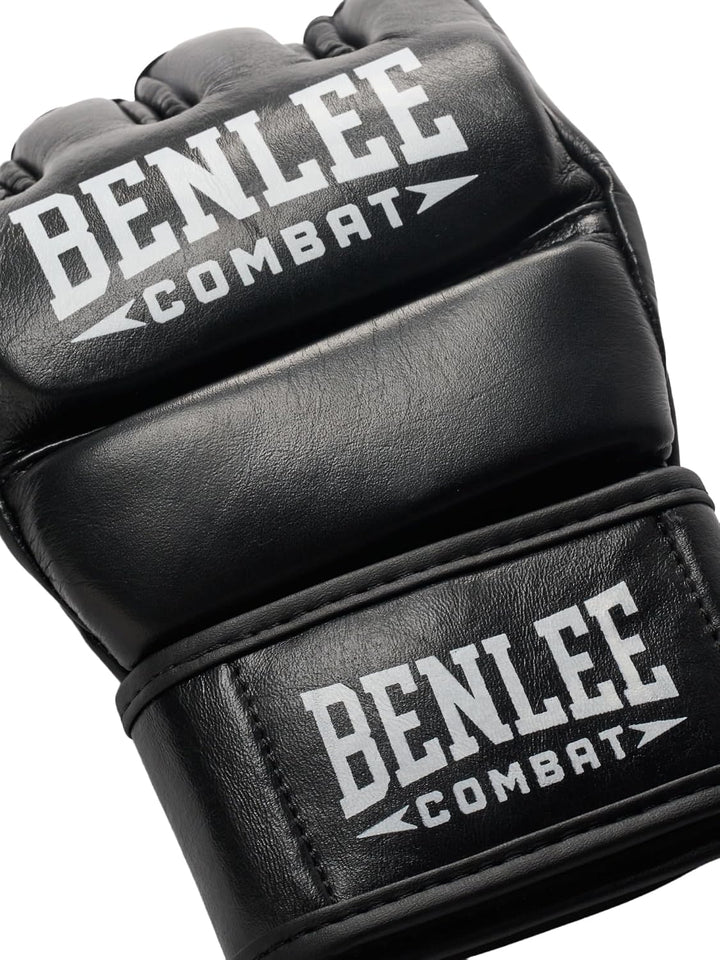 BENLEE Leder MMA Kampfhandschuhe IRONPAW Black/White M, Black/White M
