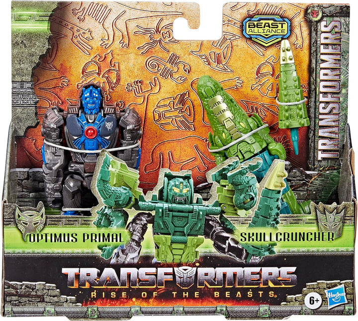 Transformers: Aufstieg der Bestien, Beast Alliance, Beast Combiner 2er-Pack Optimus Primal Spielzeug