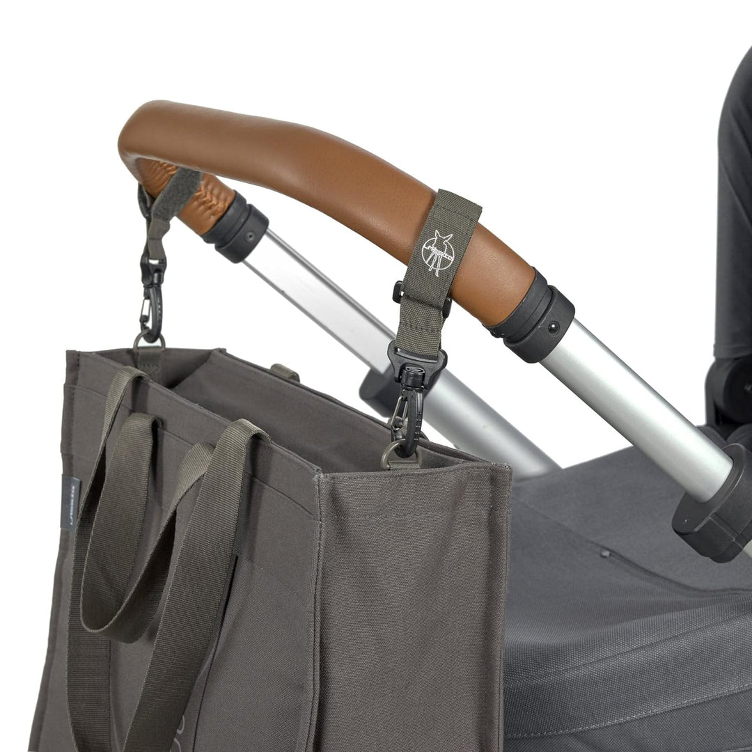 LÄSSIG Baby Wickeltasche mit Wickelunterlage, Kinderwagenbefestigung, nachhaltig produziert/GRE Tote