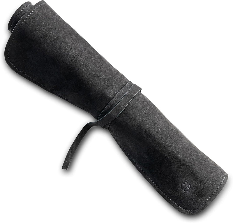Angus Stoke Messertasche Kochmesser - Premium Leder Kochmesserrolle gross – Messer Tasche Köche - Ko