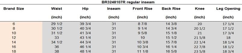 Briggs New York Damen Briggs Schlupfhose, Normale Kurze Länge Klassische Hose 44 Heather Rockridge,