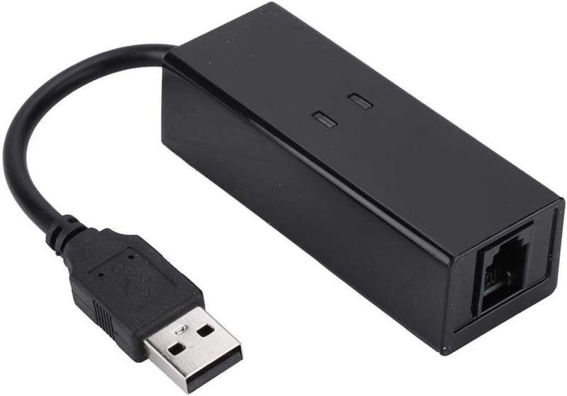 USB-Faxmodem, 1-Port USB 56K Externes DFÜ-Sprachfax-Datenmodem Geeignet für Win7 Win8 Win10 XP