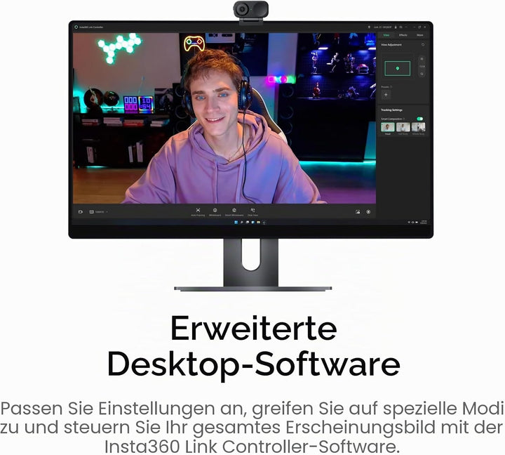 Insta360 Links2C Stativ-Paket 2.0 Graphitschwarz Stativ-Bundle 2.0, Graphitschwarz Stativ-Bundle 2.0