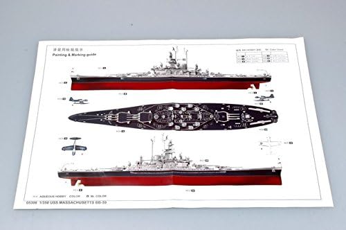 Trumpeter 05306 Modellbausatz USS Massachusetts BB-59