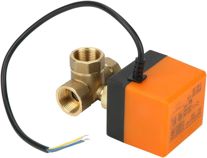 DC 24V DN20 G3/4 304 Motorisches Kugelhahn aus Messing 3 Draht 2 Steuerung 3-Wege-Motorventil aus mo