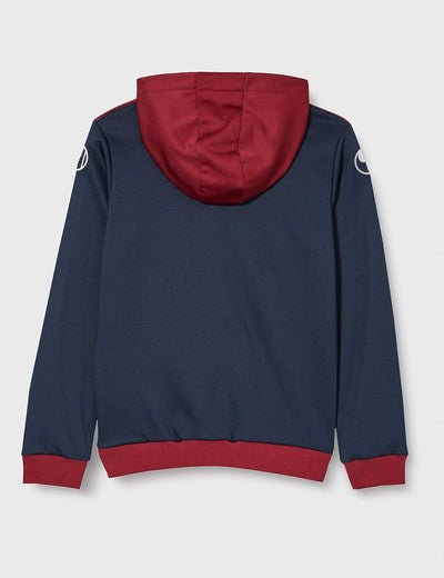 uhlsport Herren Offense 23 Multi Hood Jacke Herren Jacke, marine/Bordeaux/fluo gelb