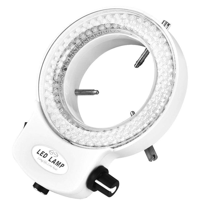 Dpofirs 140PCS LED-Ringlichtlampe für Stereomikroskop, Mikroskopkamera 144 LED-Perlen Lichtquellenhe