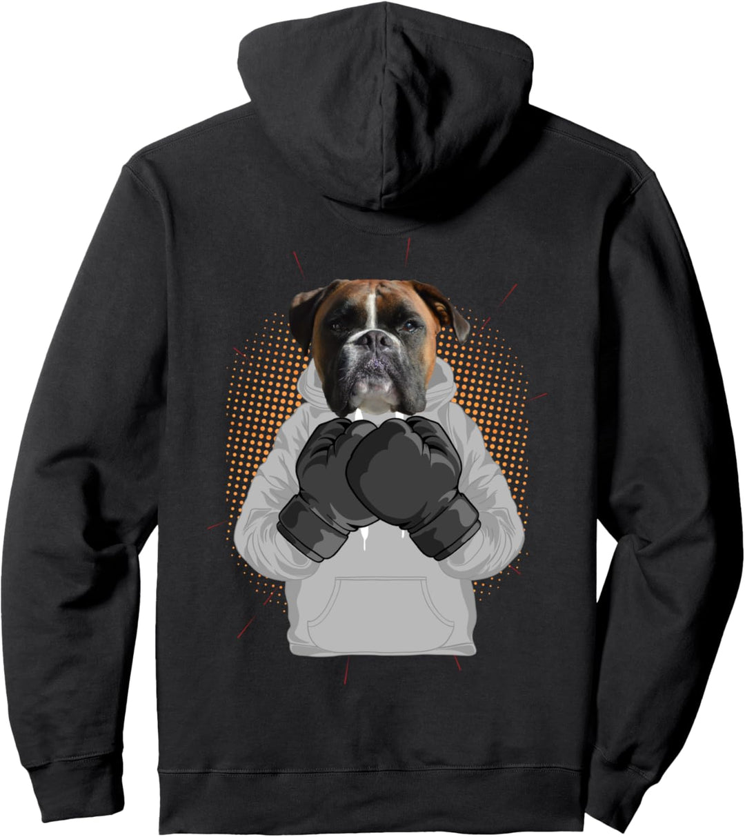 Boxender Boxer Hund Pullover Hoodie
