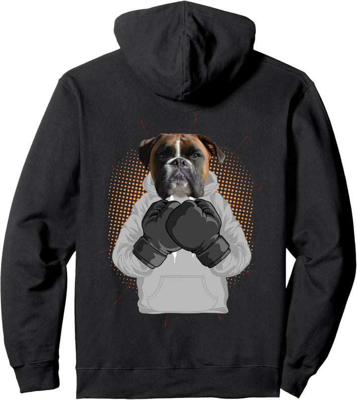 Boxender Boxer Hund Pullover Hoodie