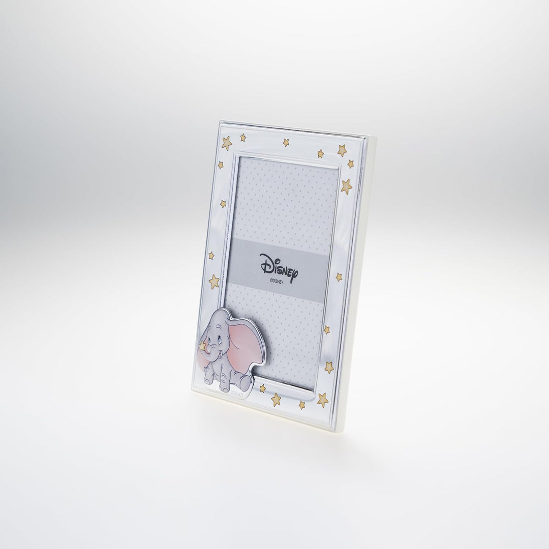 VALENTI & CO. Disney Baby - Dumbo Bilderrahmen Silber für Kinder, Geschenkidee Taufe, Geburt oder Ge