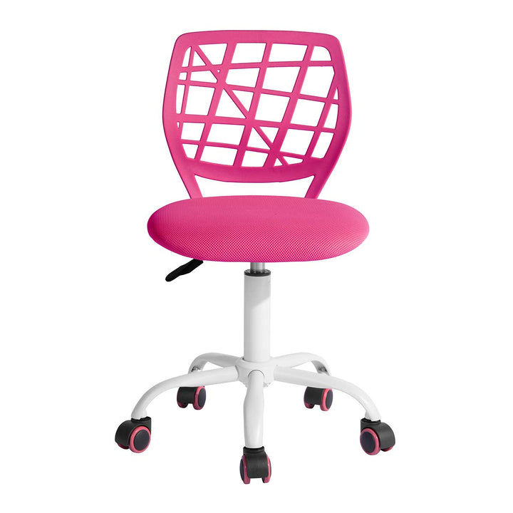 FurnitureR Bürostuhl Schreibtischstuhl Höhenverstellbar Stoffsitz Ergonomischer Arbeitsstuhl ohne Ar