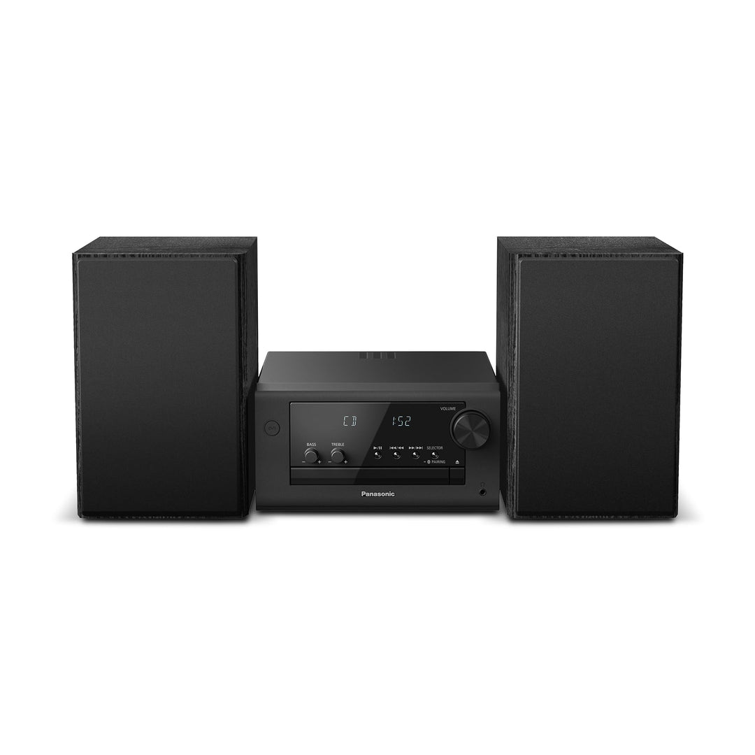 Panasonic SC-PM702EG-K Neat Kompakte Stereoanlage Micro HiFi mit CD, DAB+/FM Radio, USB und Bluetoot