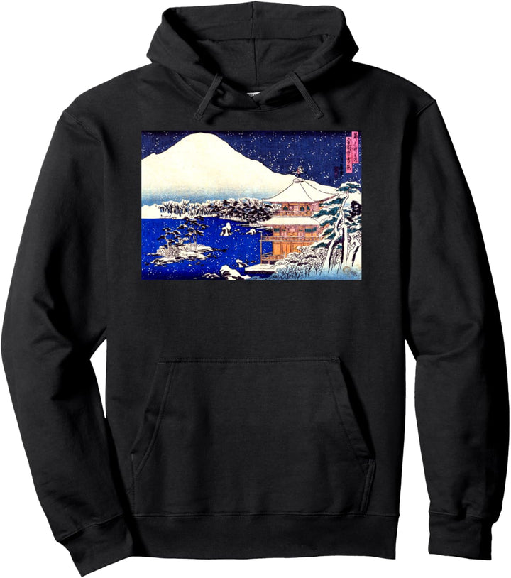 Berühmte Klassische Japanische Kunst Kinkakuji Tempel Schnee Pullover Hoodie