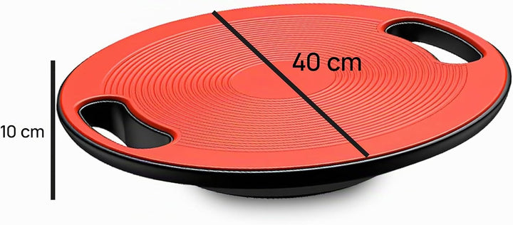 Retoo Balance Board Wackelbrett mit Griffen Gleichgewichtstrainer Ø 40 cm max. 150 KG Fitness Balanc