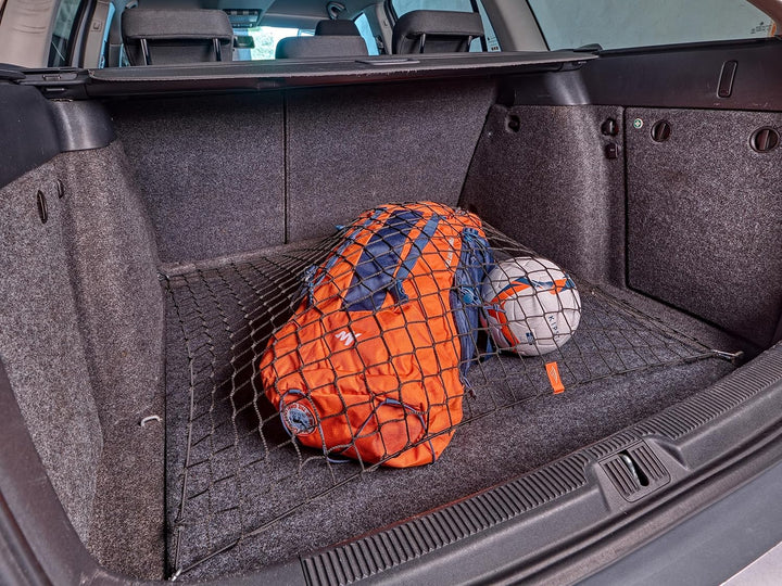 Kofferraum Netz Kompatibel mit Volkswagen T-Cross Crossover, ab 2018, Gepäcknetz Elastisch Kofferrau