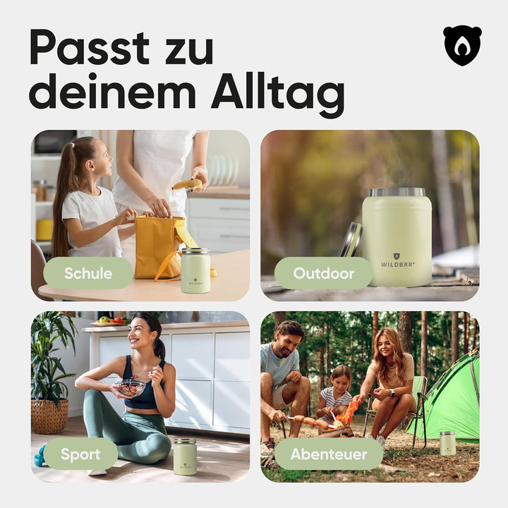 Thermos-Lunchbowl grün 420 ml
