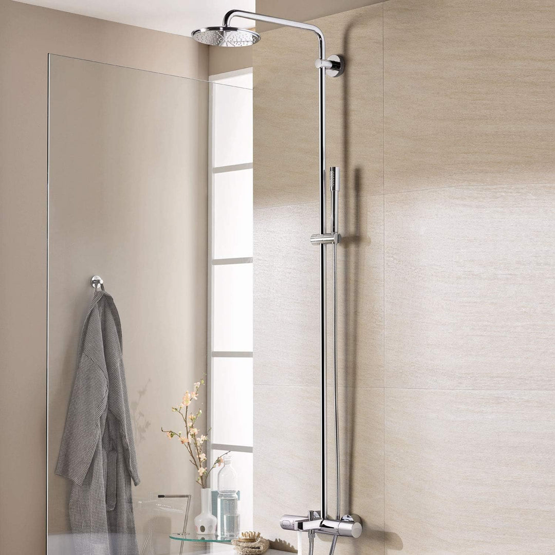 GROHE Rainshower Cosmoplitan 310 - Kopfbrause (wassersparend, Antikalk-System, mit Kugelgelenk, lang