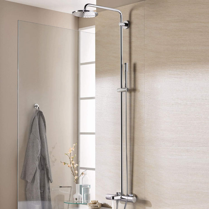 GROHE Rainshower Cosmoplitan 310 - Kopfbrause (wassersparend, Antikalk-System, mit Kugelgelenk, lang