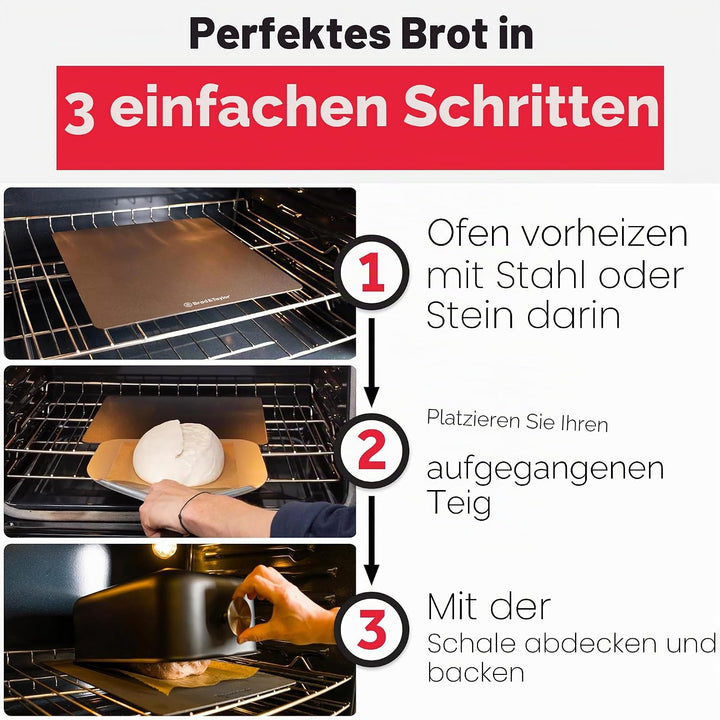 Brod & Taylor Ultraleichte Backschale für Sauerteigbrot (Batard) – kein Vorheizen erforderlich für k