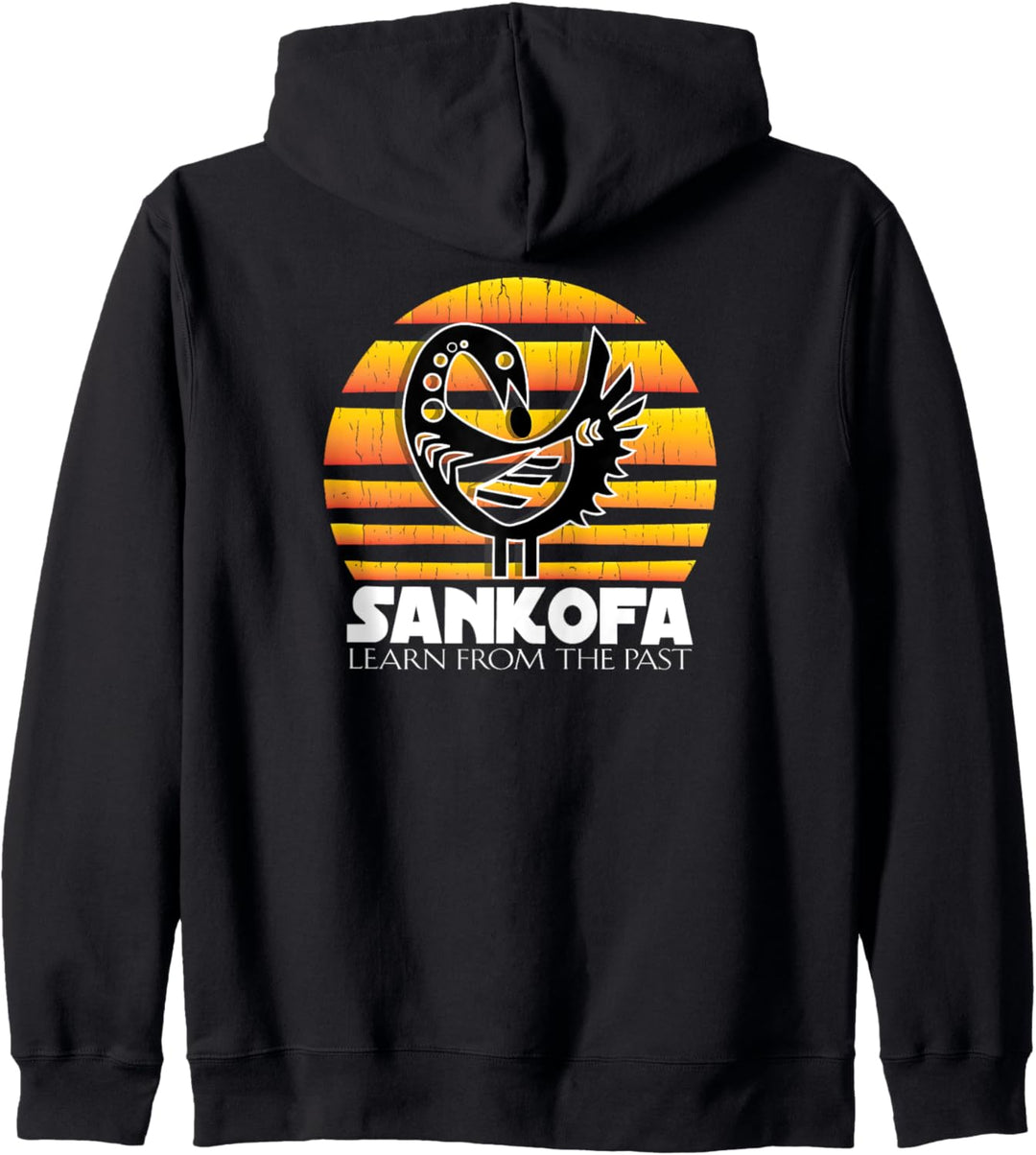 Sankofa - Lernen Sie aus dem vergangenen afrikanischen Kapuzenjacke