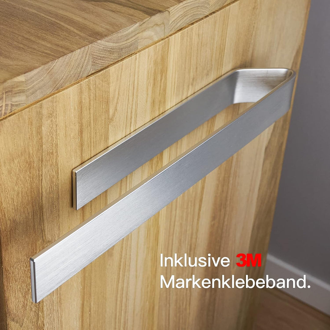 Designfabrik Hamburg Handtuchhalter ohne Bohren | Handtuchhalter Wand für Bad &amp; Küche | Handtuchring