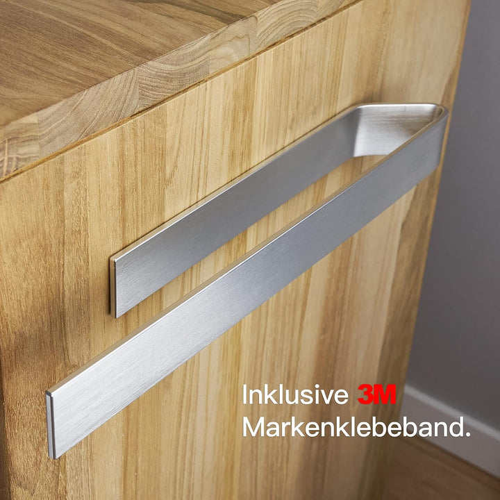 Designfabrik Hamburg Handtuchhalter ohne Bohren | Handtuchhalter Wand für Bad &amp; Küche | Handtuchring