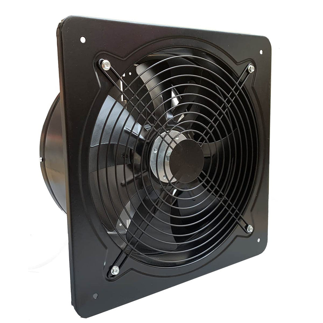 ECUTEE 250mm Abluftventilator Axiallüfter 100W 1850 m³/h Axialventilator 10" für Küche Bad Büro Werk