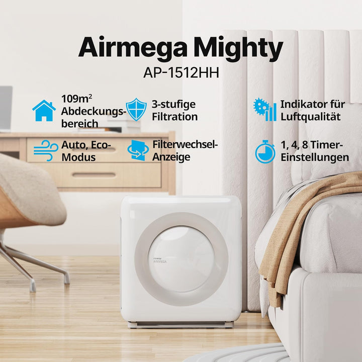 Coway AP-1512HH Luftreiniger, weiss, Mighty White